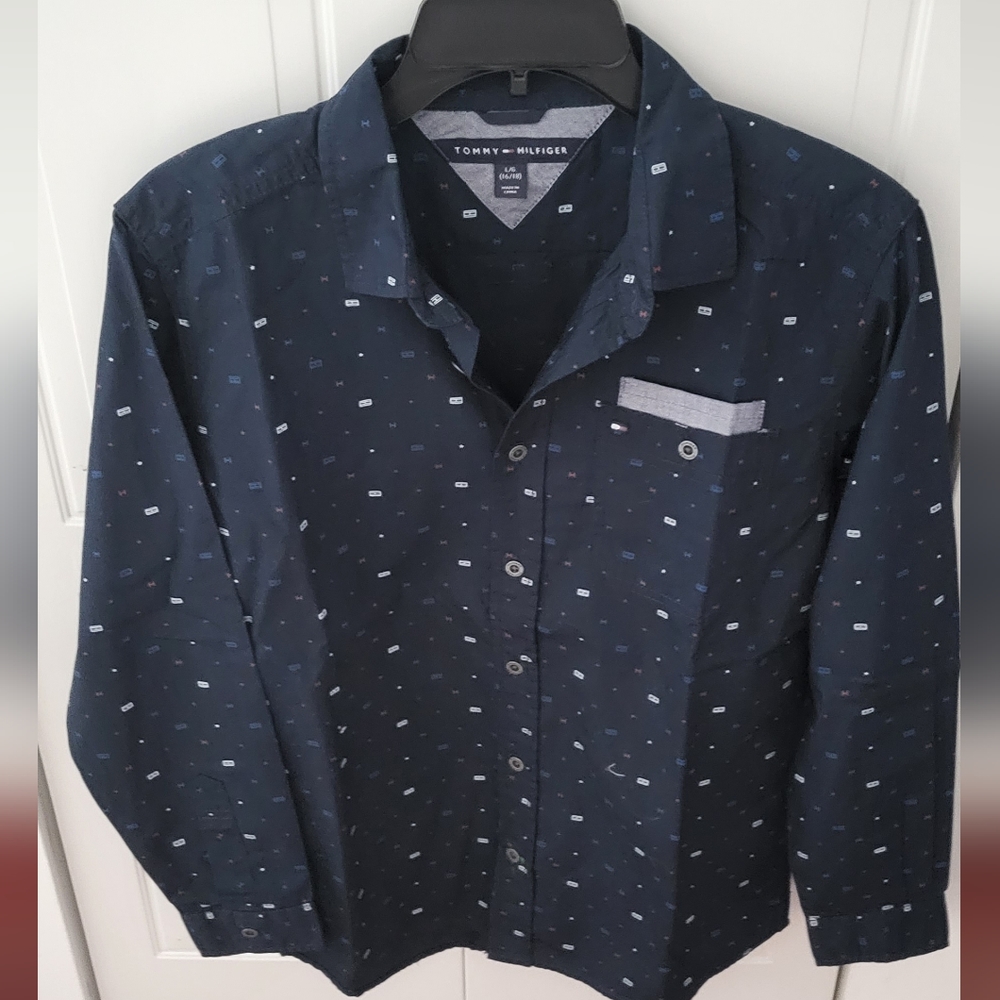 Tommy Hilfiger boys size L (16-18) Long Sleeve  shirt